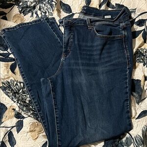 Maurices Dark Blue Straight Leg Jeans
